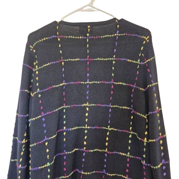 Christopher & Banks Women's Black & Bright Multicolor Rayon/Cotton/Viscose/Nylon - Picture 5 of 9